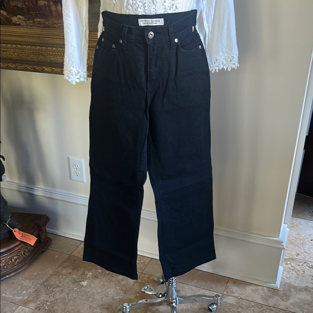 Levi’s Sz 6S Black Perfectly Slimming Boot Cut 512 Jeans EUC